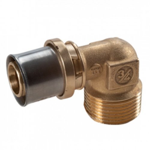 Угольник 90° "мультипресс" с НР для труб GIACOTHERM, GIACOFLEX, 3/4"x(20x2)
