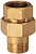 Фитинг прямой 1/2", латунь FAR