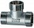 Тройник 1/2"НР-М24х19-М24х19, хромированный FAR