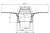 Кровельная воронка HL 62H/1, DN110 Кровельная воронка HL 62H/1, DN110