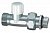 Вентиль запорный прямой 1/2" М24х19, EPDM (аналог FV 1300 C12)